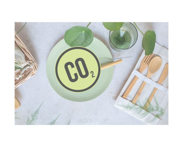CO2 on a plate