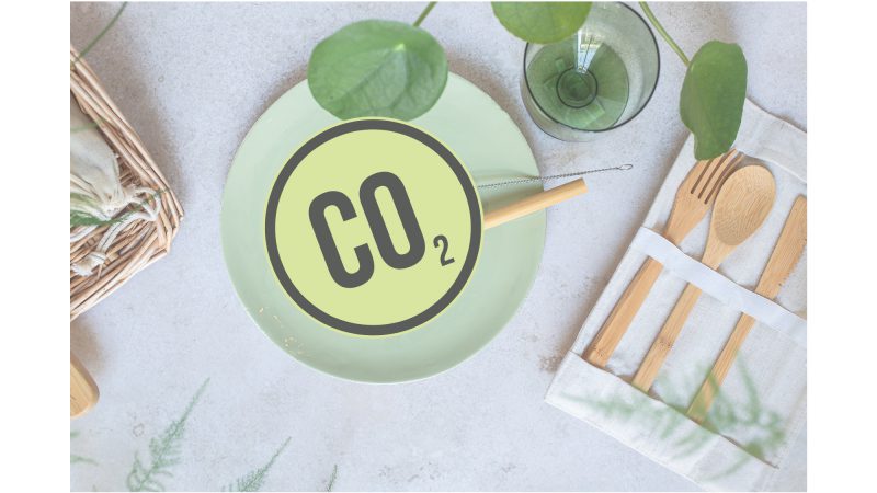 CO2 on a plate